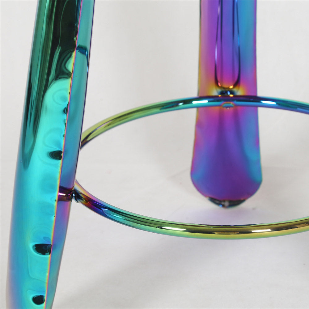 Stainless Balloon Counter Stool - Oil-slick