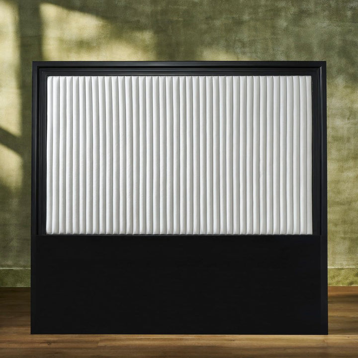 Headboards Stanford Leather King Headboard - White