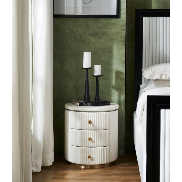 Side Tables Stanford Round Side Table - White