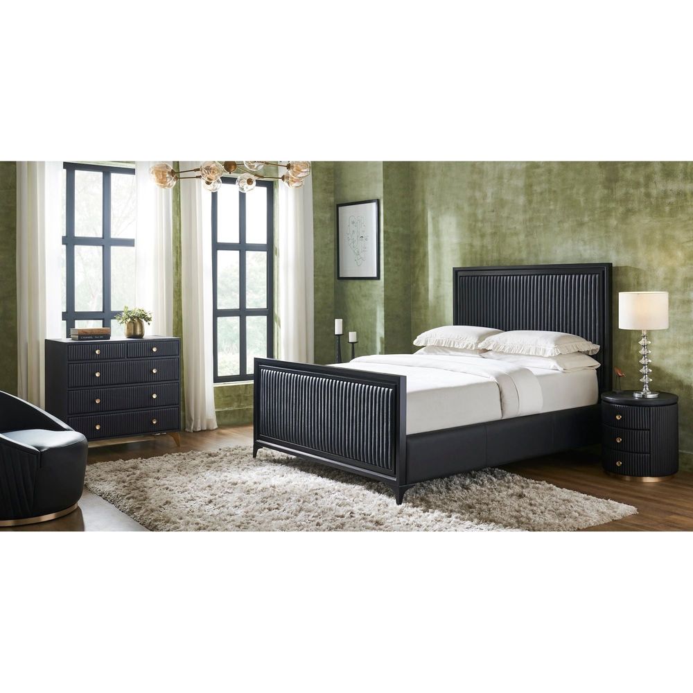Side Tables Stanford Round Side Table - Black