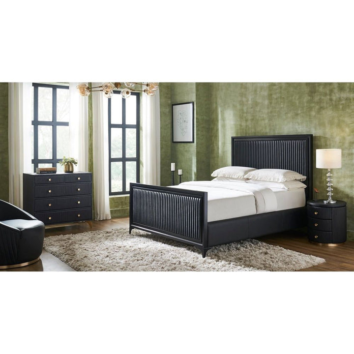 Side Tables Stanford Round Side Table - Black