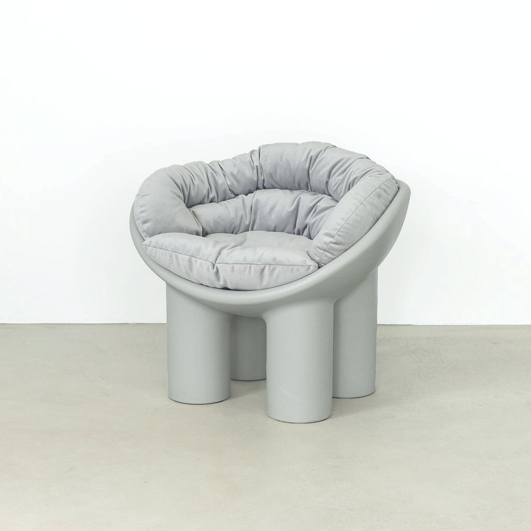 Chunk Chair - Grey-France & Son-FNC001GREY-Lounge Chairs-1-France and Son