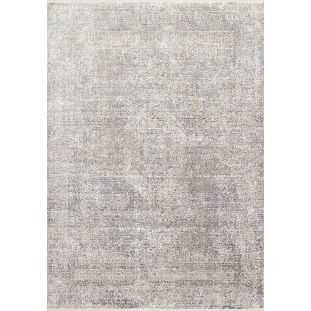 Loloi Franca Silver / Pebble 18" x 18" Sample Rug