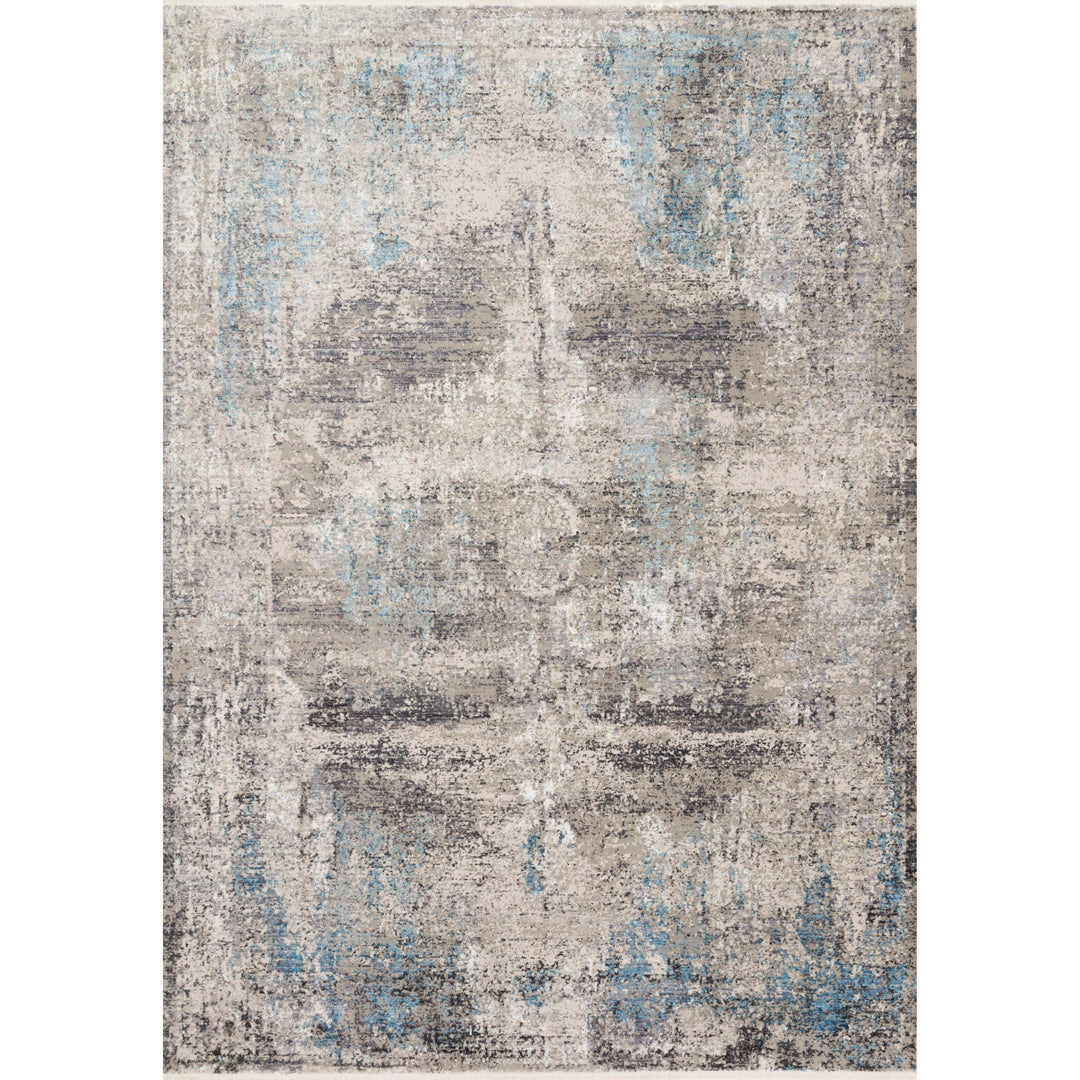 Loloi Franca Slate / Sky 3'-7" x 5'-8" Accent Rug