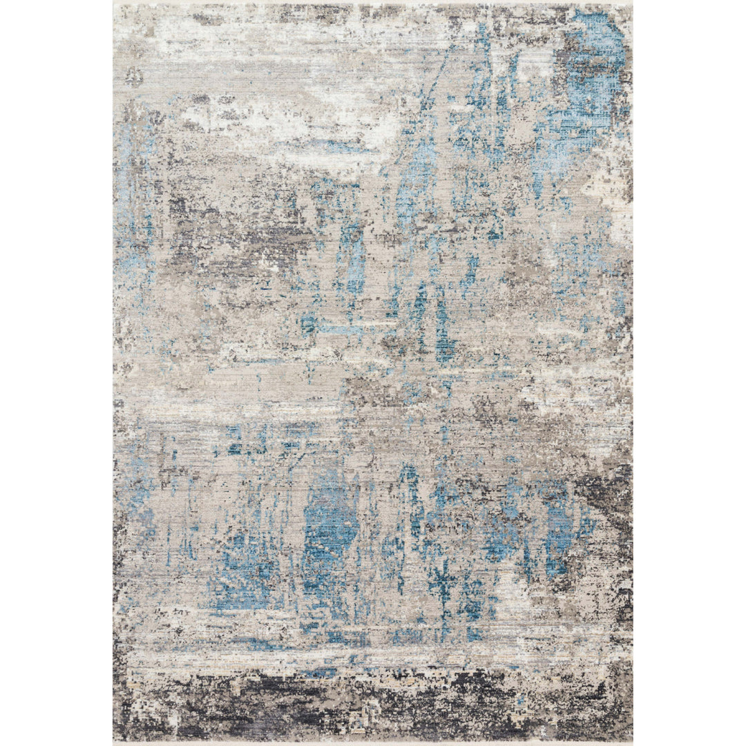 Loloi Franca Grey / Ocean 2'-7" x 13' Runner Rug