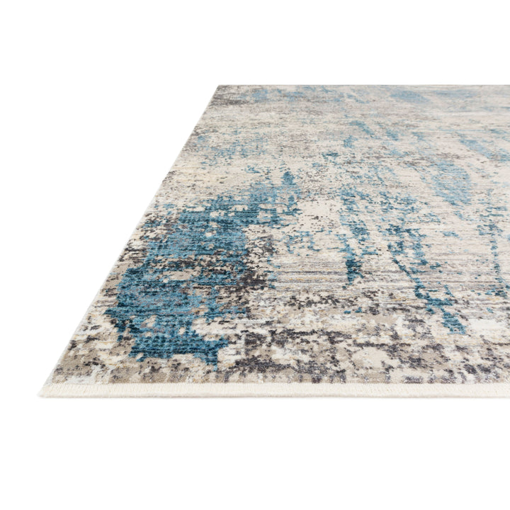 Loloi Franca Grey / Ocean 2'-7" x 13' Runner Rug