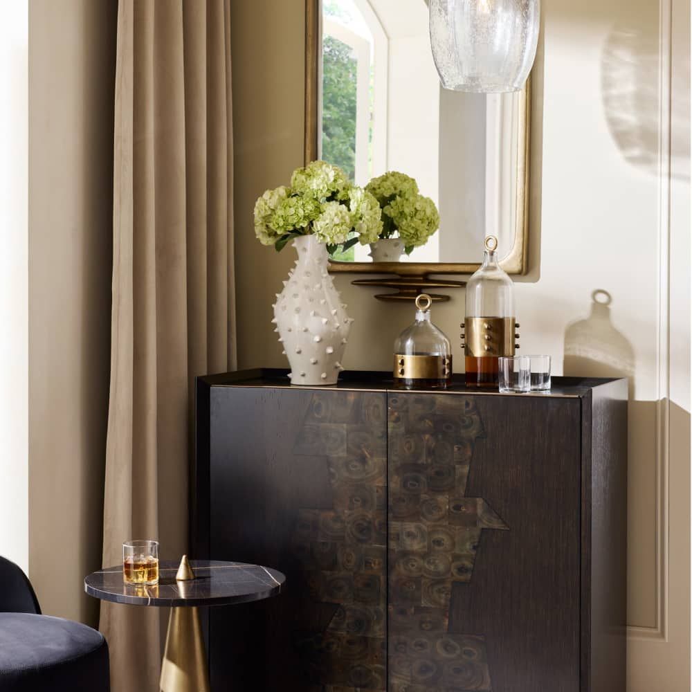 Cabinets & Curios Tanner Cabinet - Brown