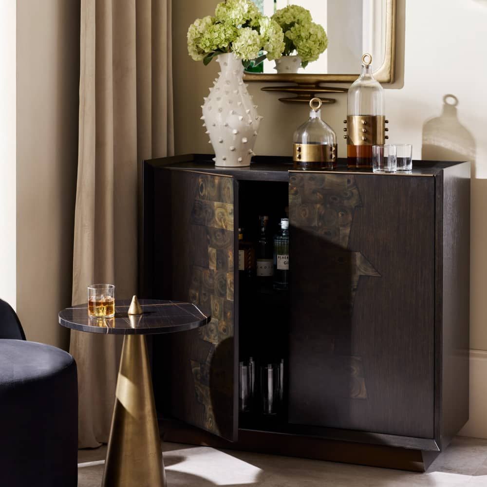 Cabinets & Curios Tanner Cabinet - Brown