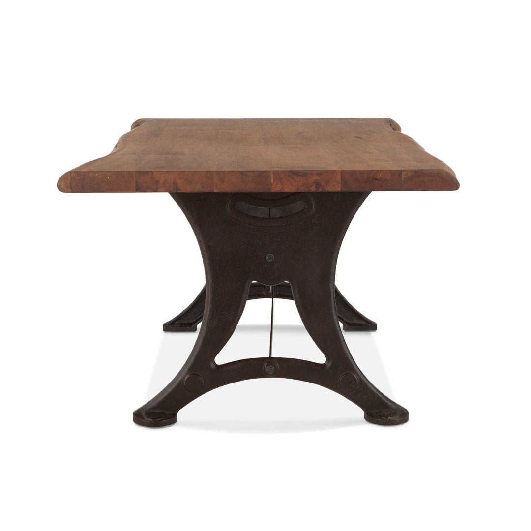 Organic Forge 106" Dining Table Raw Walnut-Home Trends & Designs-HOMETD-FOF-DT106RWAZ-Dining Tables-3-France and Son
