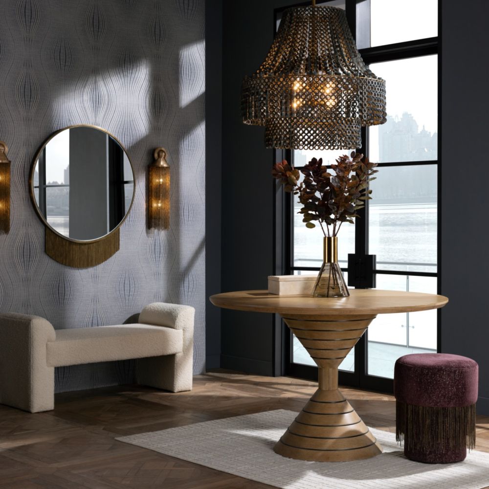 Stools & Ottomans Sterlingwell Ottoman - Gold