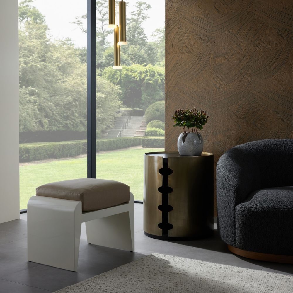 Stools & Ottomans Harlan Ottoman - White