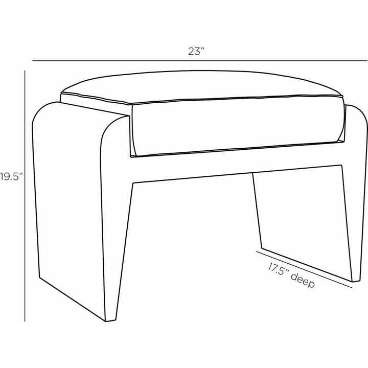 Harlan Ottoman - White