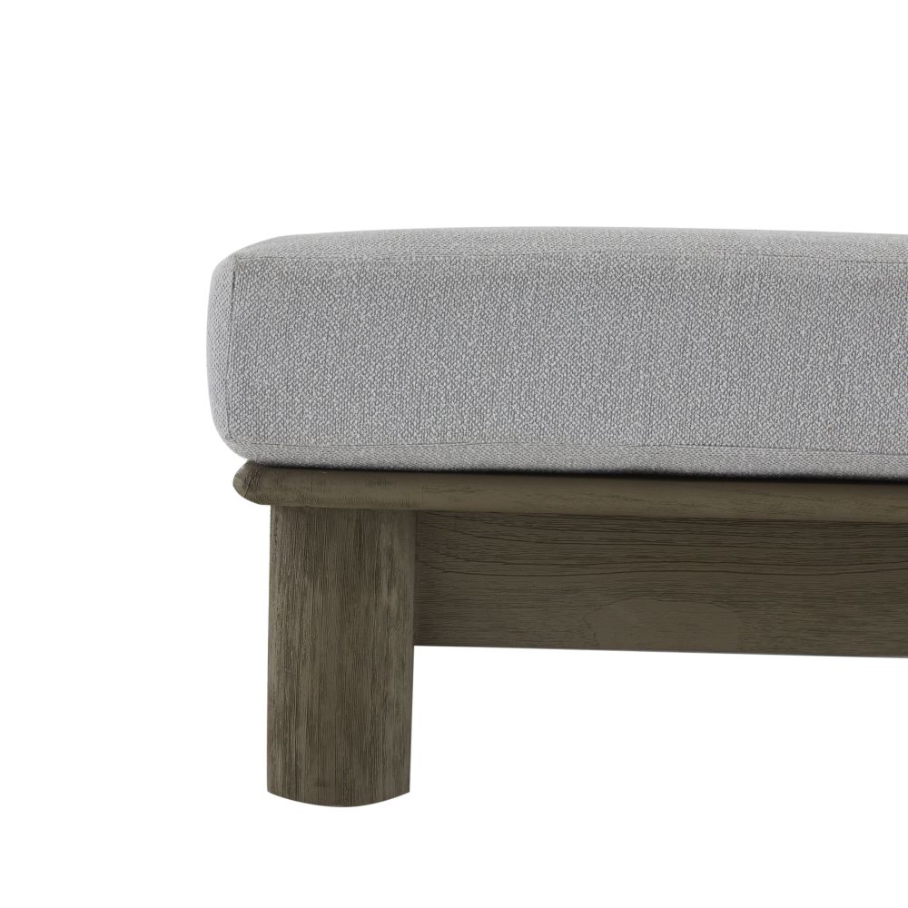 Danica Outdoor Ottoman - Gray