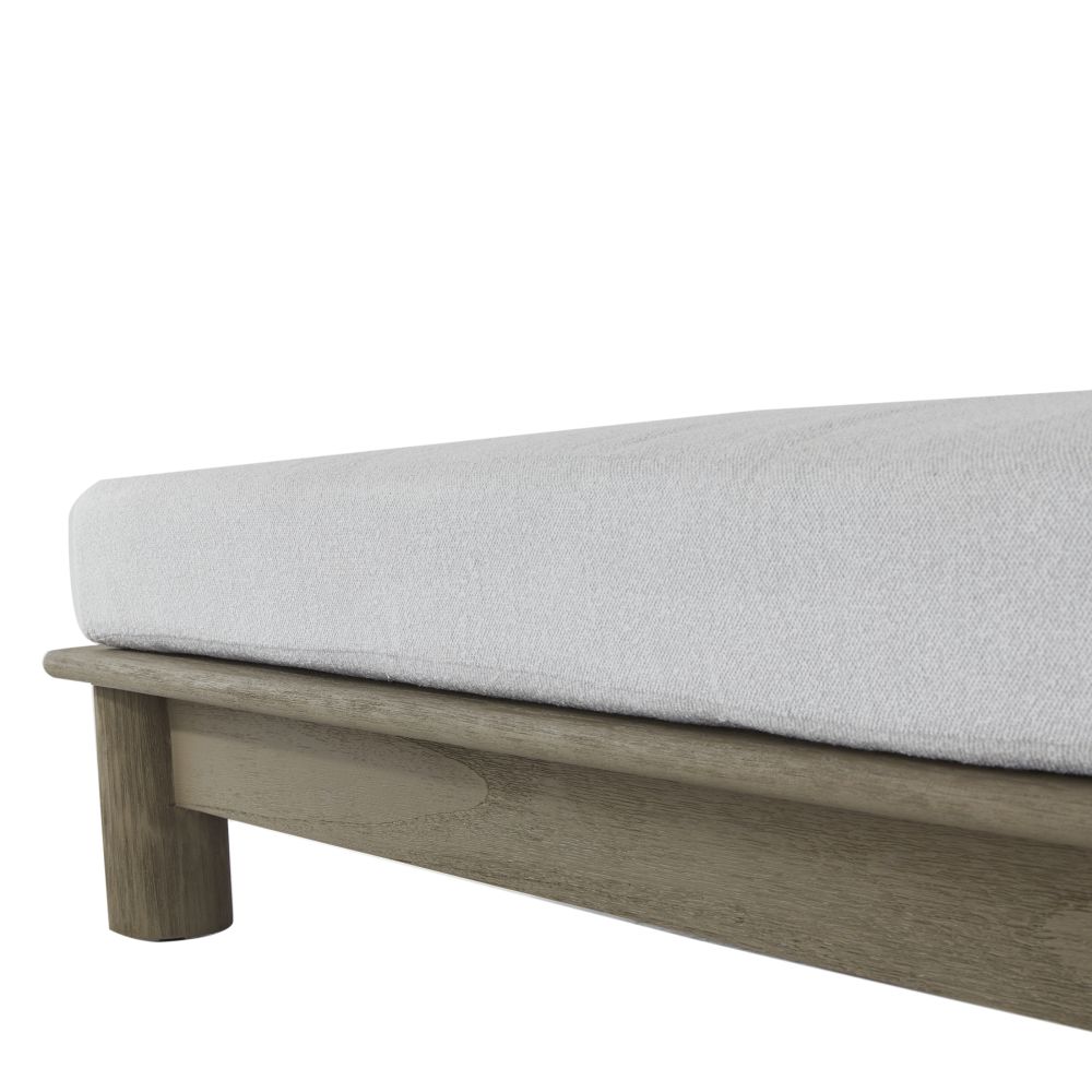 Danica Outdoor Ottoman - Gray