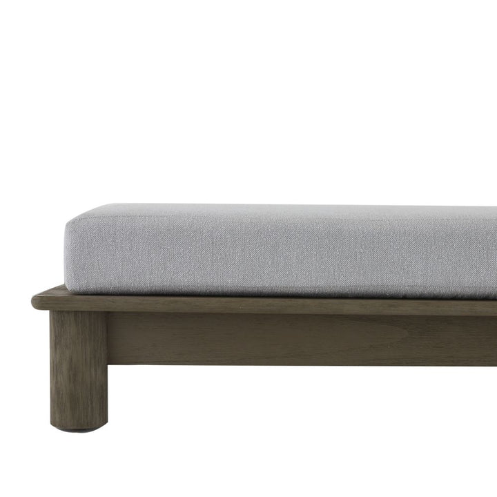 Danica Outdoor Ottoman - Gray