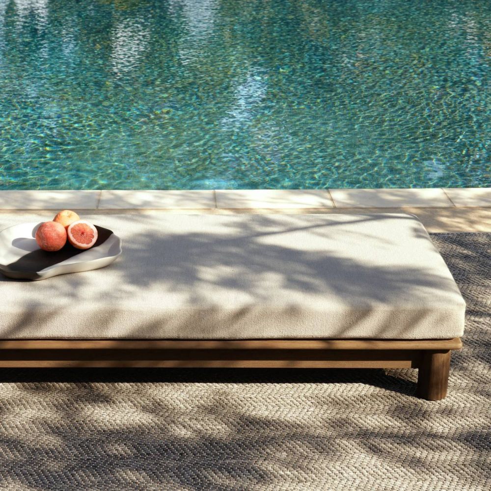 Outdoor Ottomans Danica Outdoor Ottoman - Gray