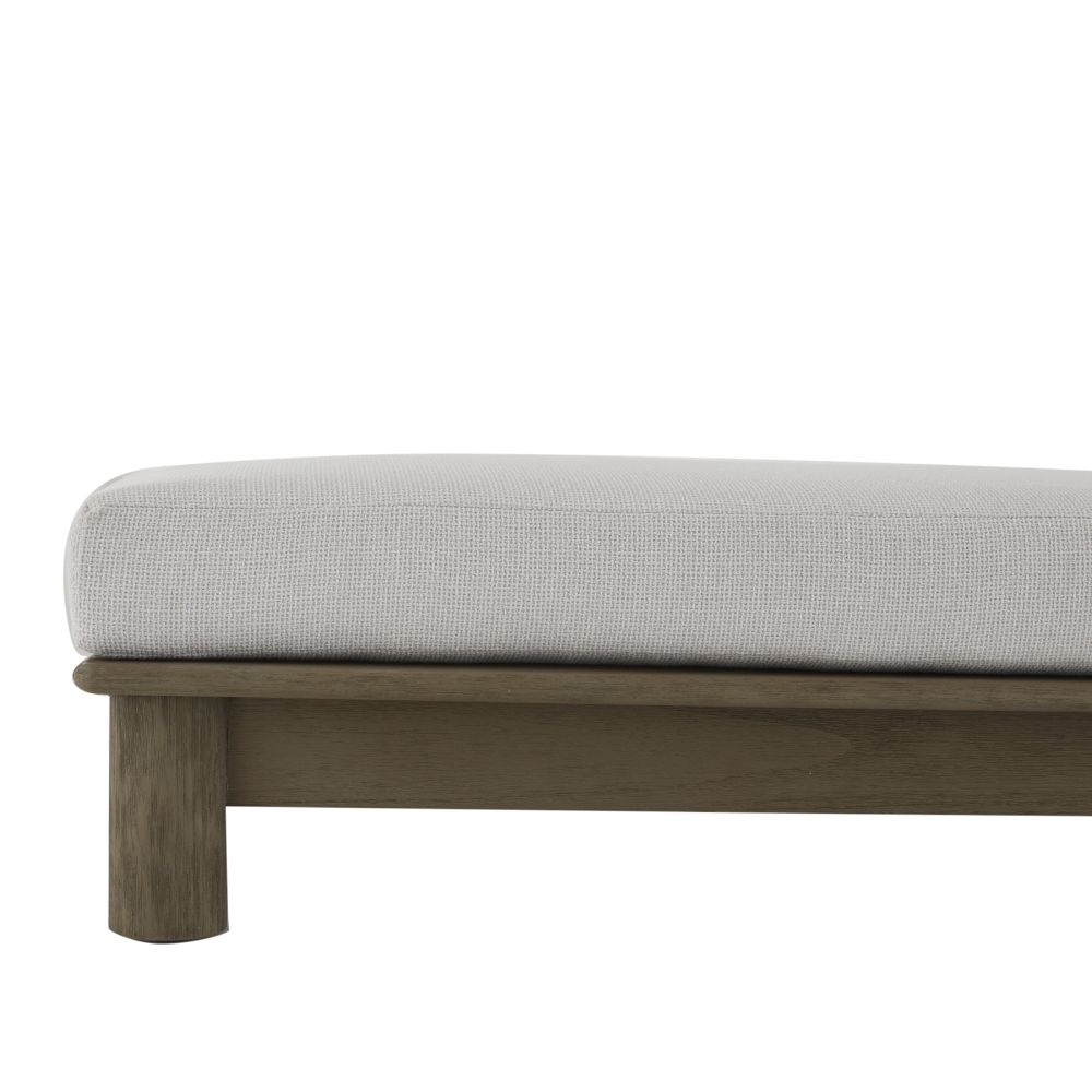 Danica Outdoor Ottoman - Gray