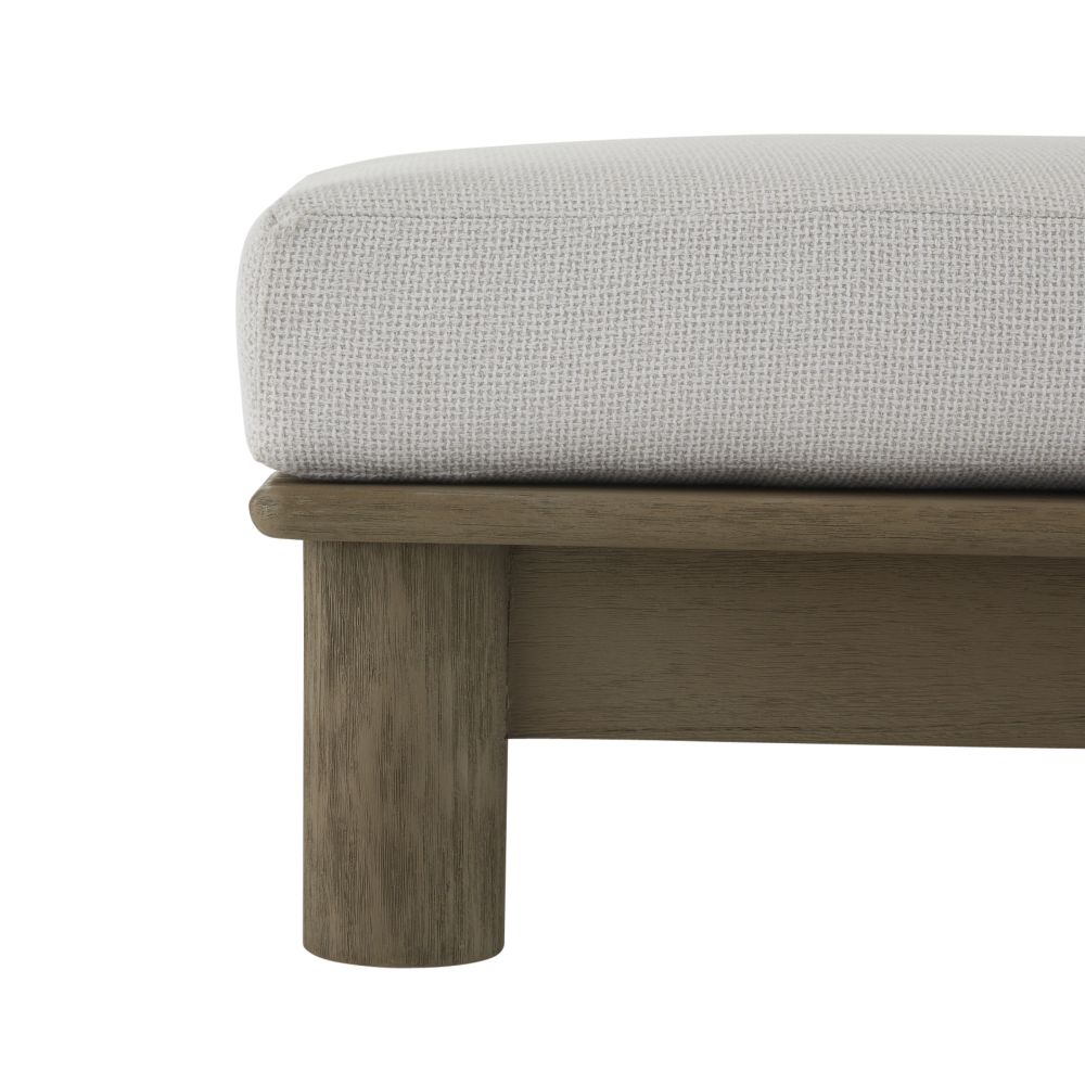 Danica Outdoor Ottoman - Gray