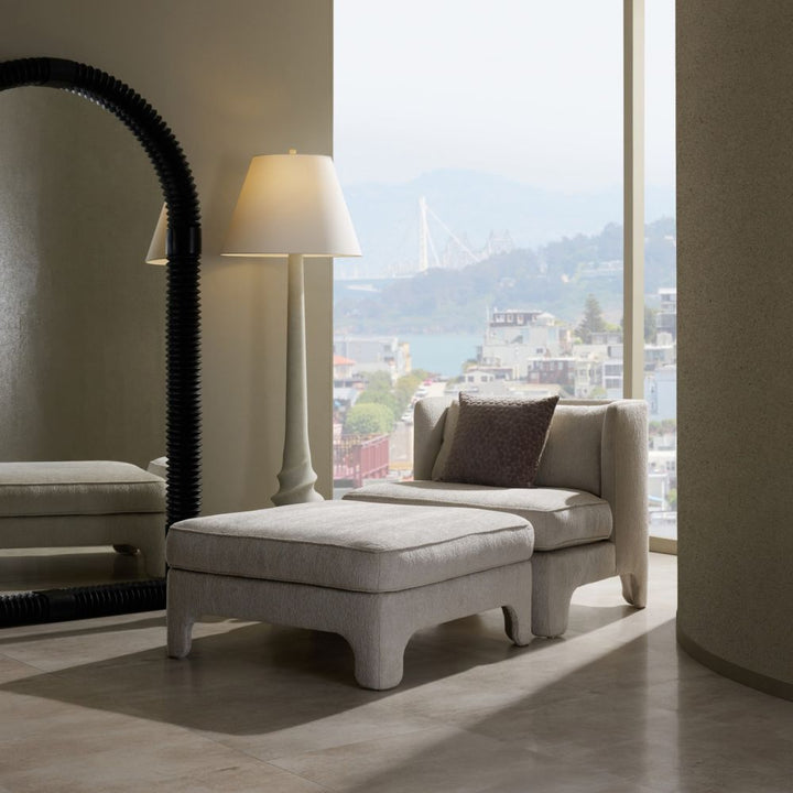 Stools & Ottomans Maximilian Ottoman - Gray