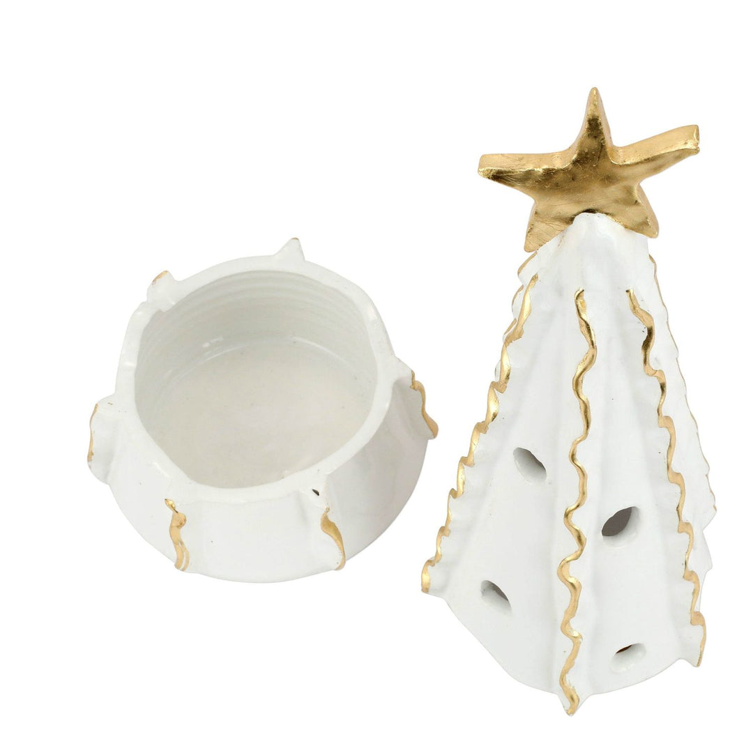 Foresta Tree with Ribbon & Gold Star