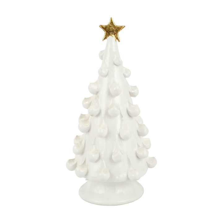 Foresta Tree with Gold Star - White