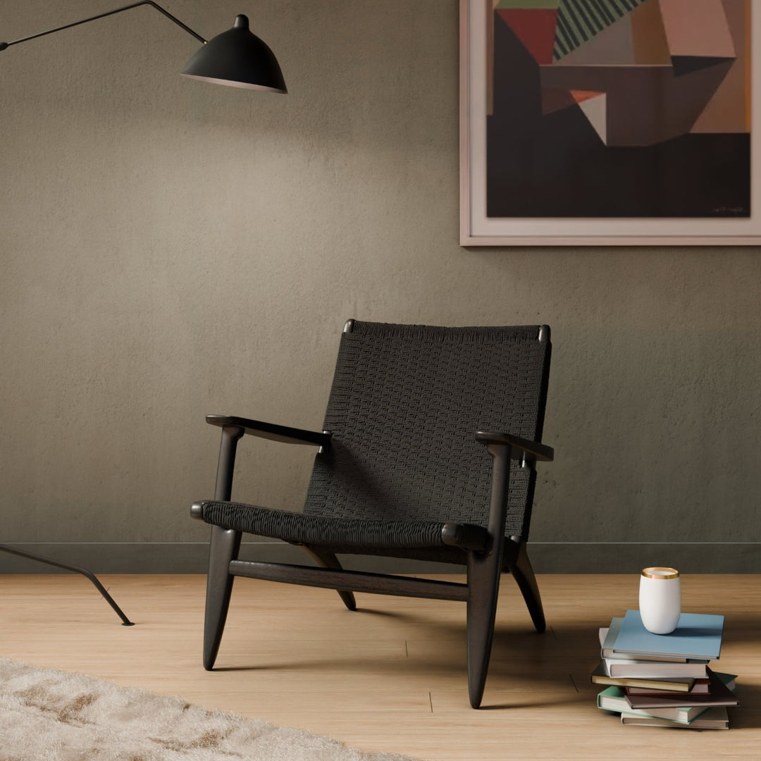 Wegner CH25 Lounge Chair-France & Son-FRC086NTRL-Lounge ChairsNatural-Single-12-France and Son