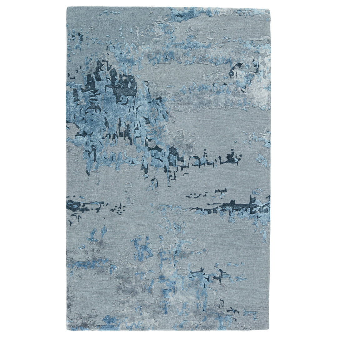 Jaipur Living Astris Handmade Abstract Blue/ Light Gray Area Rug (5'X8')