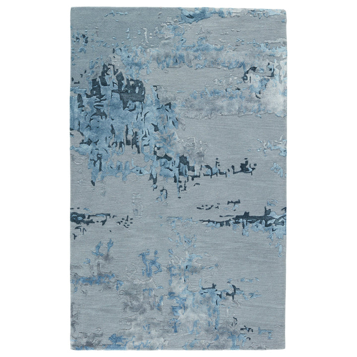 Jaipur Living Astris Handmade Abstract Blue/ Light Gray Area Rug (5'X8')