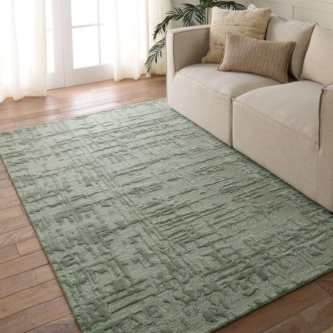 Jaipur Living Igneous Handmade Abstract Sage Area Rug (9'X12')