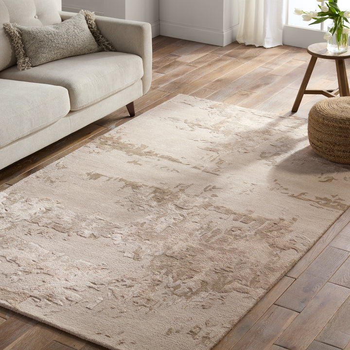 Jaipur Living Astris Handmade Abstract Light Gray/Taupe Area Rug (9'X12')