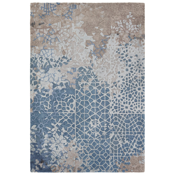 Jaipur Living Sahaj Handmade Abstract Blue/Gray Area Rug (6'X9')