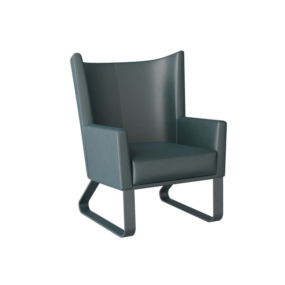 Lounge Chairs Avina Wingback Chair - Blue