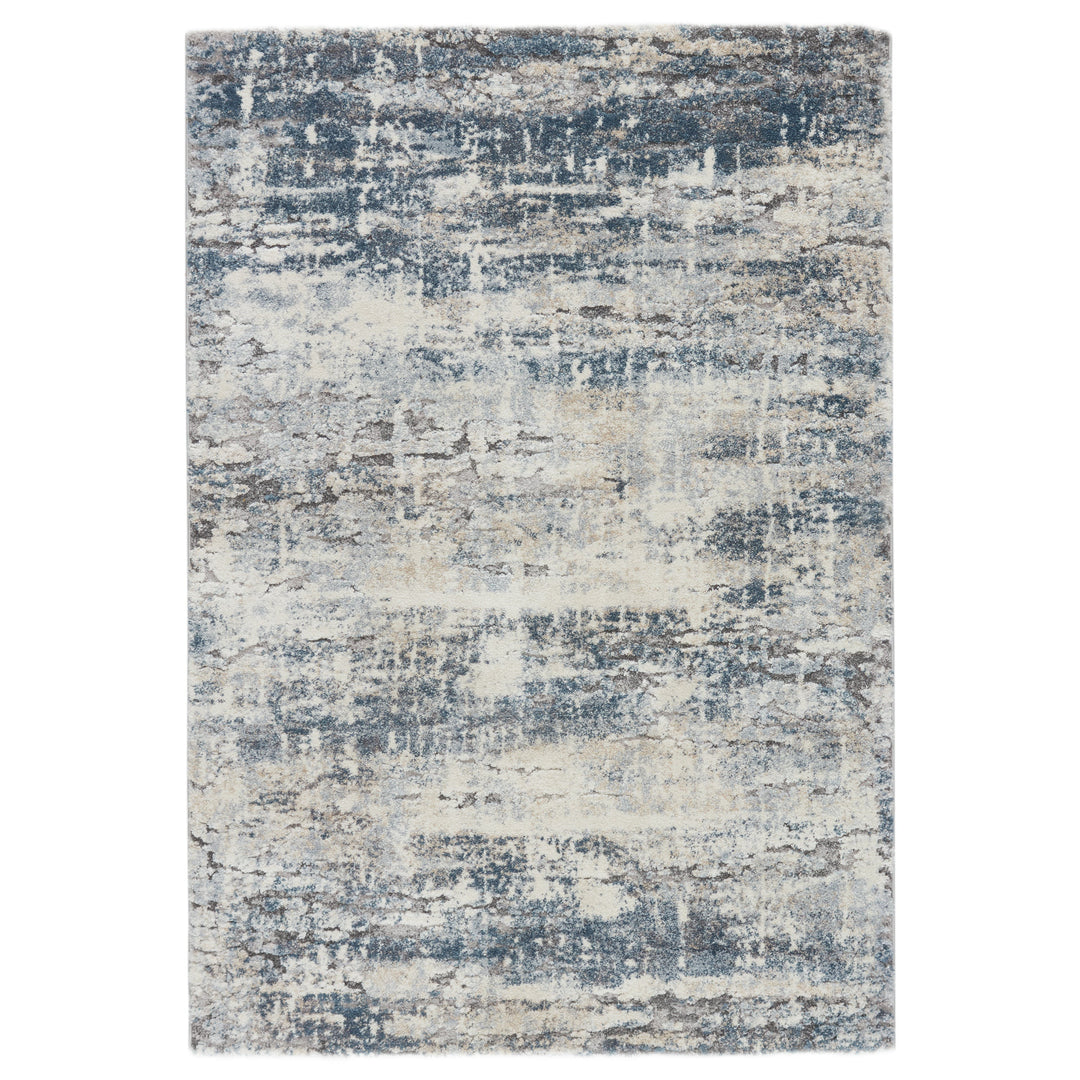 Vibe by Jaipur Living Benton Abstract Blue/Gray Area Rug (9'3"X13' Rectangle)