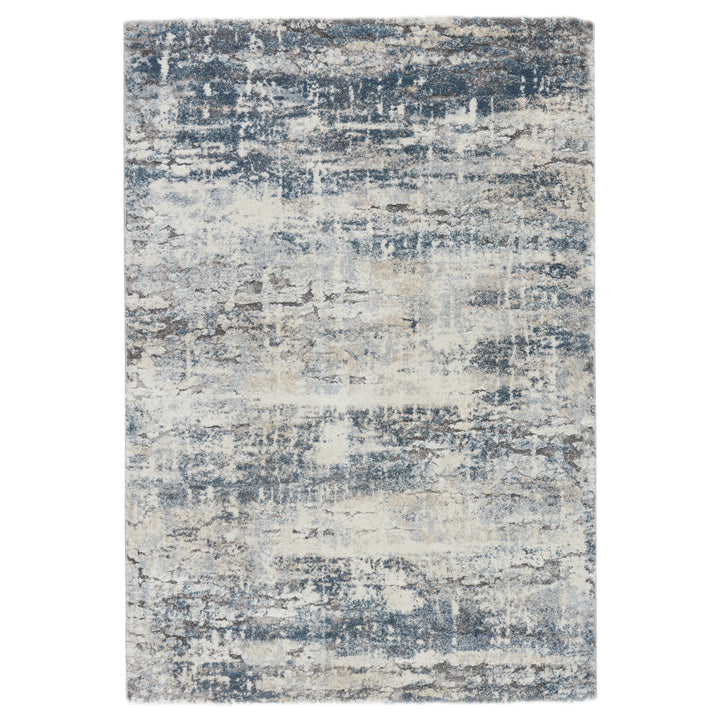 Vibe by Jaipur Living Benton Abstract Blue/Gray Area Rug (9'3"X13' Rectangle)