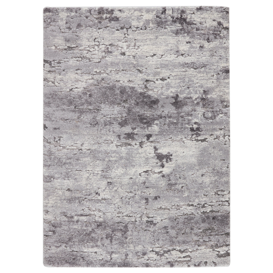 Vibe by Jaipur Living Coen Abstract Gray/White Area Rug (9'3"X13' Rectangle)