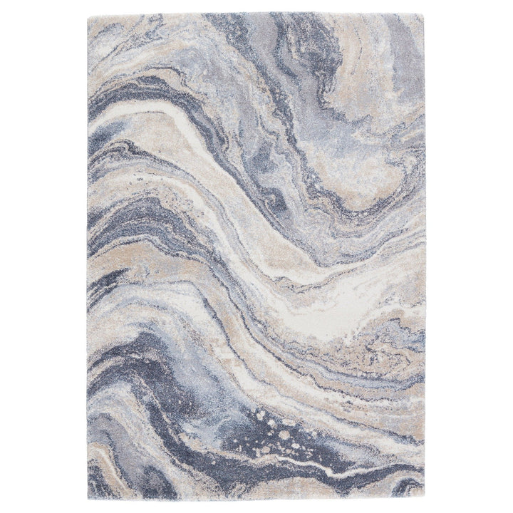 Vibe by Jaipur Living Orion Abstract Blue/ Light Gray Runner Rug (3'X10')