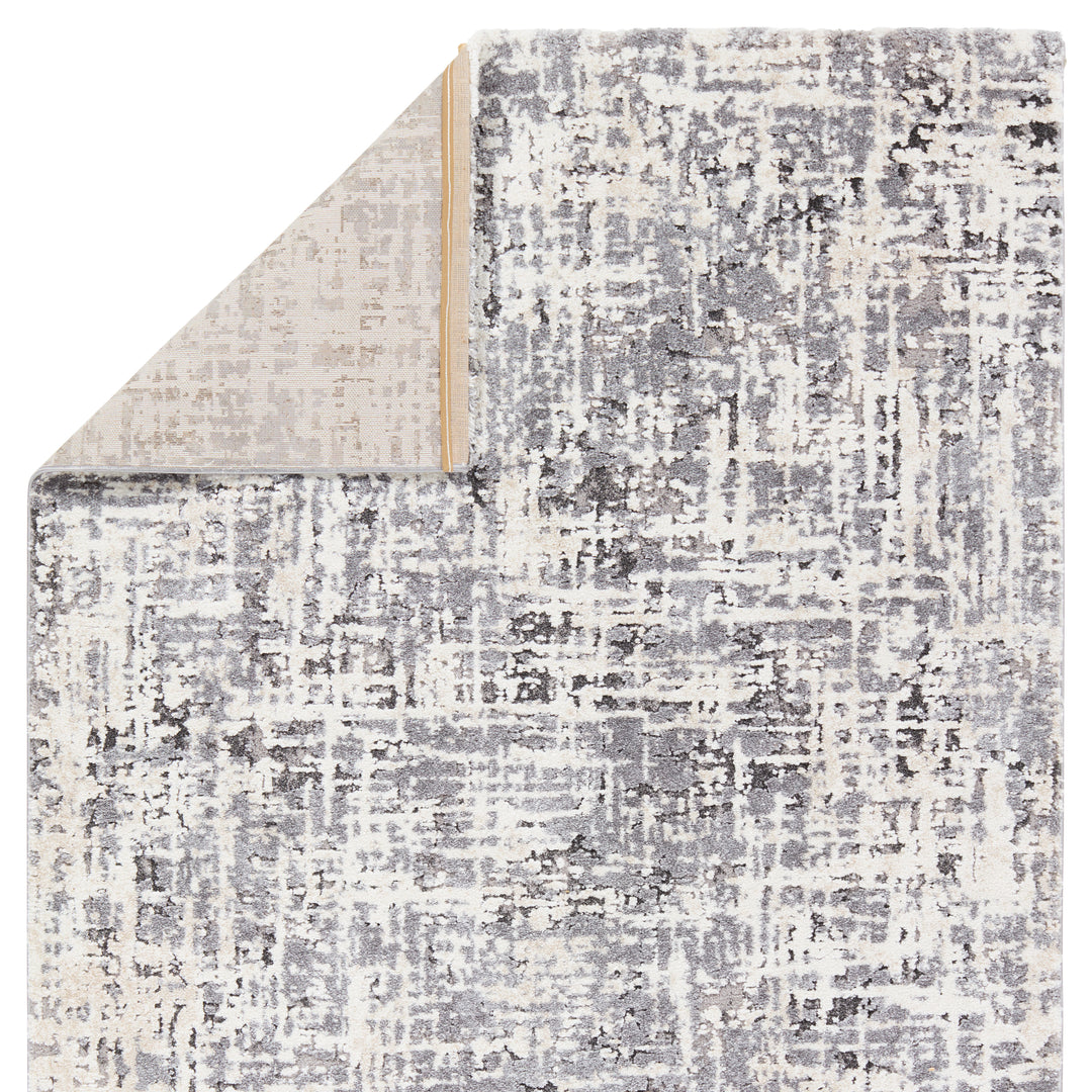 Vibe by Jaipur Living Gowon Abstract Gray/Cream Runner Rug (3'X10')