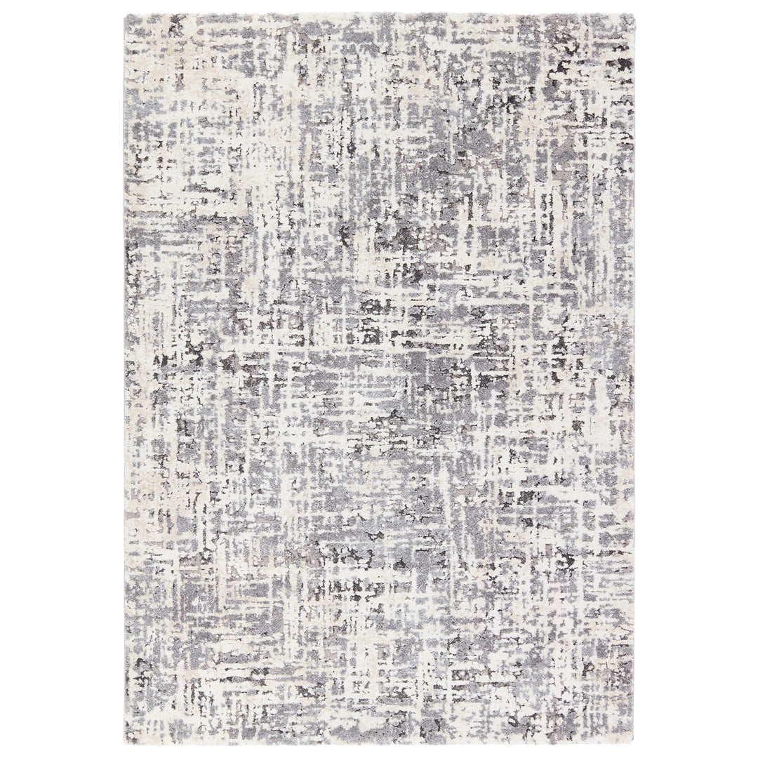 Vibe by Jaipur Living Gowon Abstract Gray/Cream Area Rug (5'X7'6")