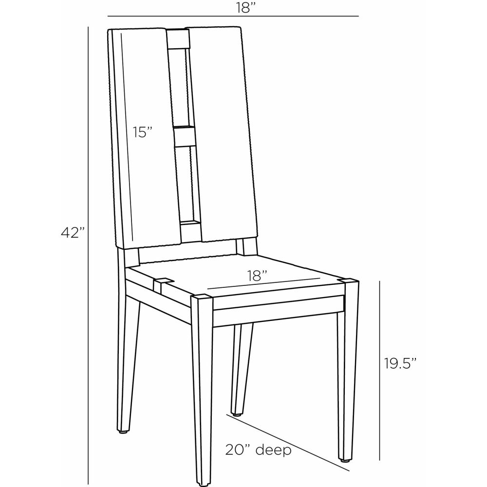Selenao Dining Chair - Black