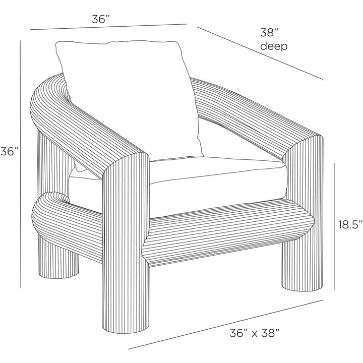 Montgomery Outdoor Chair - Natural