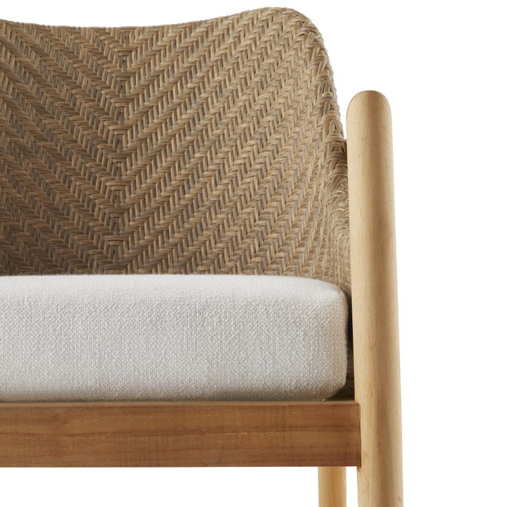 Mariglen Outdoor Dining Chair - White