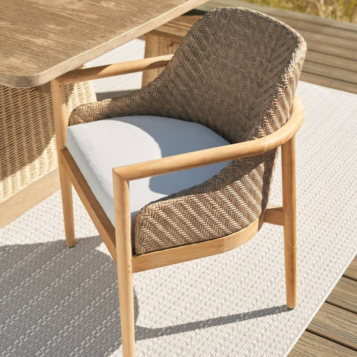 Outdoor Dining Chairs Mariglen Outdoor Dining Chair - White