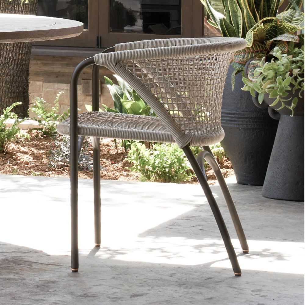 Outdoor Dining Chairs Giovanni Outdoor Dining Chair - Black