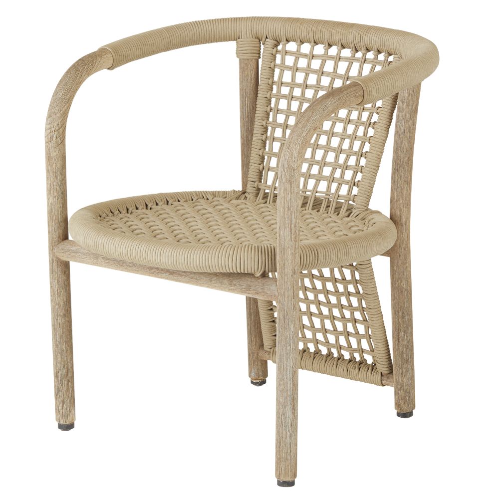 Harlan Outdoor Dining Chair - Brown