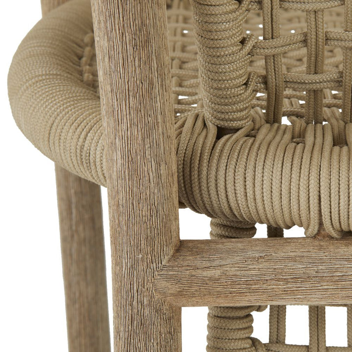Harlan Outdoor Dining Chair - Brown
