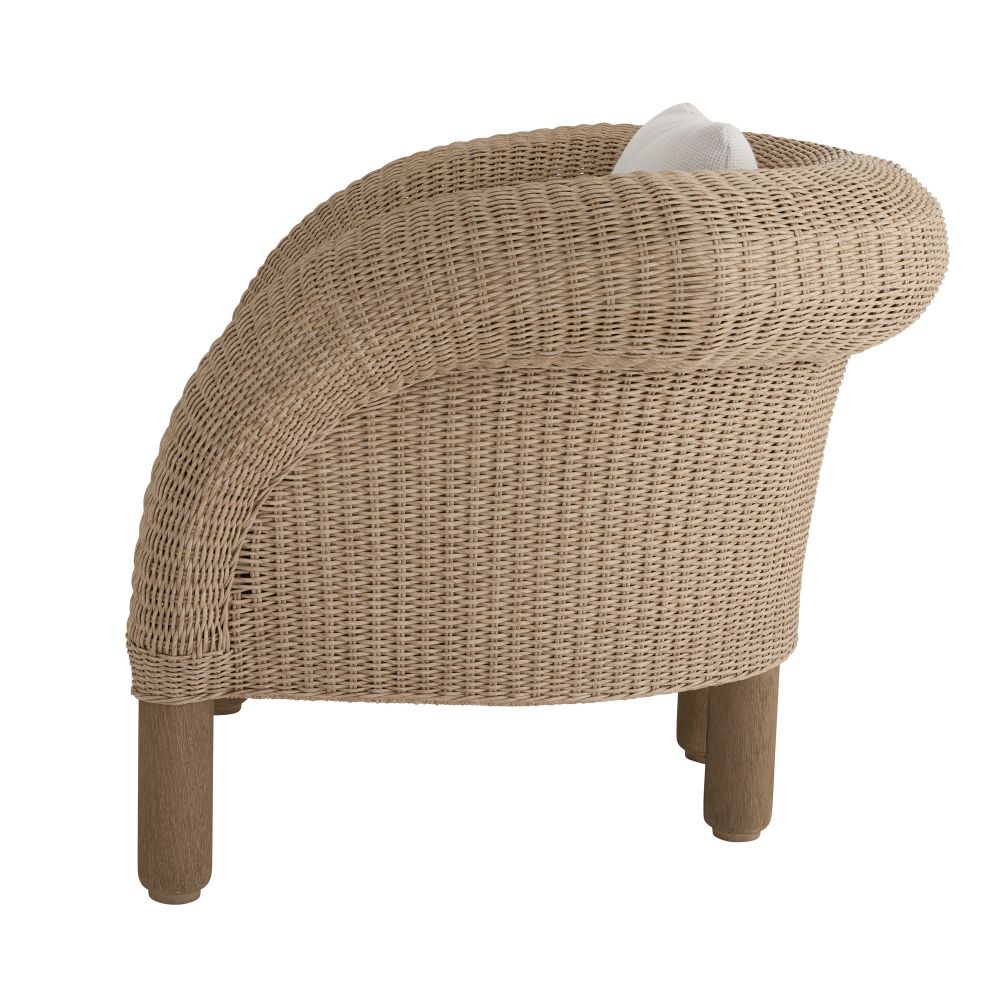 Forrester Outdoor Lounge Chair - Brown