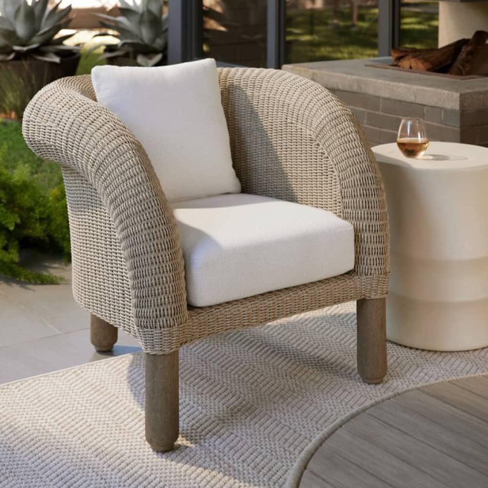 Outdoor Lounge Chairs Forrester Outdoor Lounge Chair - Brown