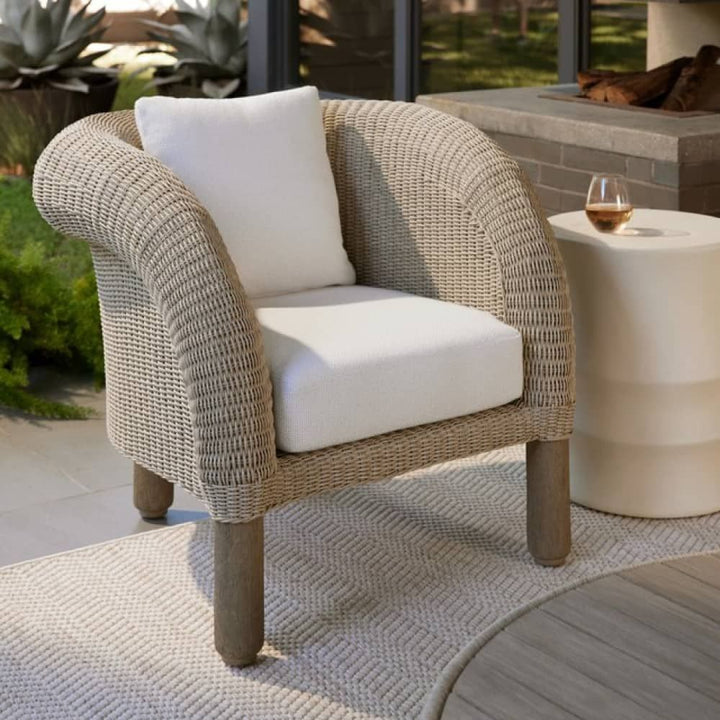 Outdoor Lounge Chairs Forrester Outdoor Lounge Chair - Brown