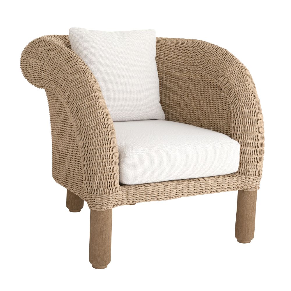 Forrester Outdoor Lounge Chair - Brown