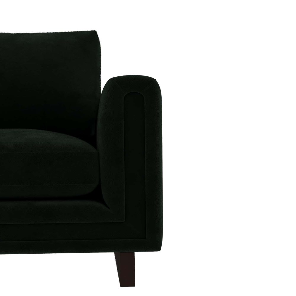 Lounge Chairs Ravelli Chair Forest Velvet Dark Walnut